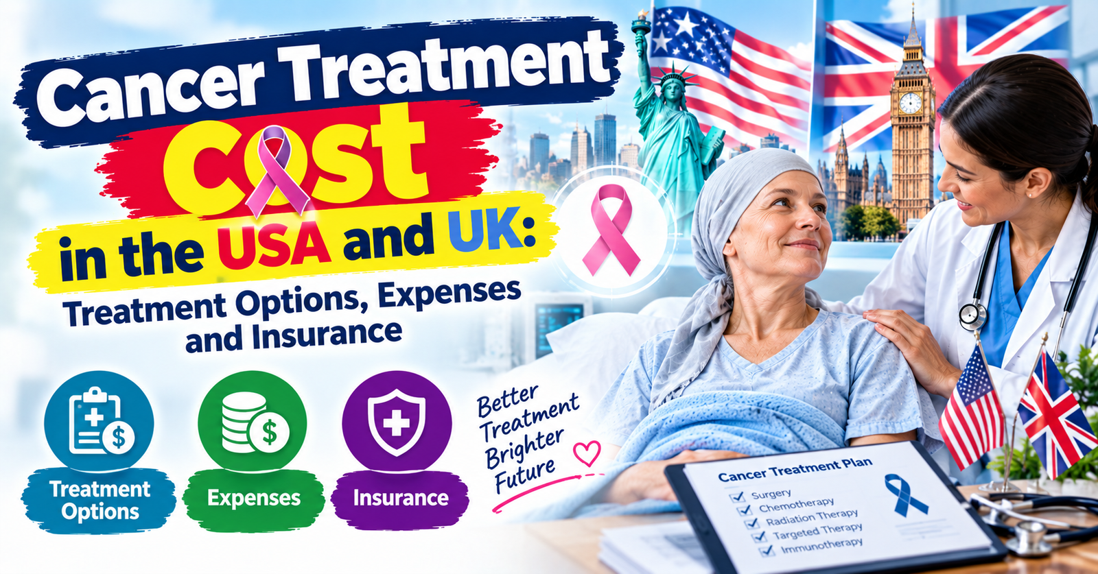 Cancer Treatment Cost in the USA and UK (2026)