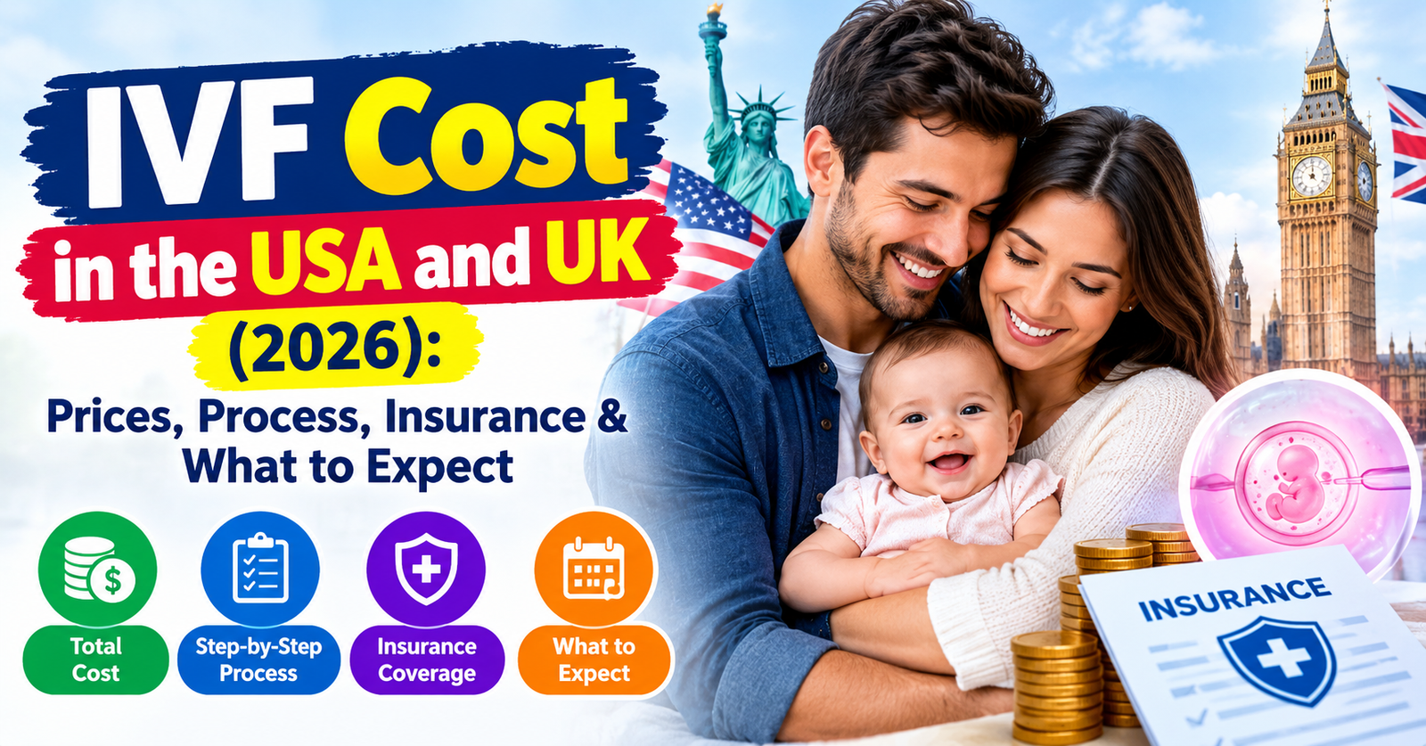 IVF Cost in the USA and UK (2026)
